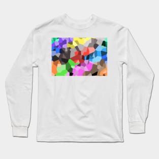 Terrazzo flooring abstract texture background Long Sleeve T-Shirt